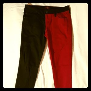 🖤Royal Bones Red&Black Skinny Jeans❤